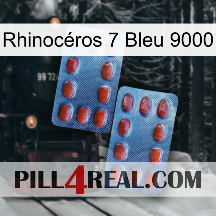 Rhinocéros 7 Bleu 9000 05
